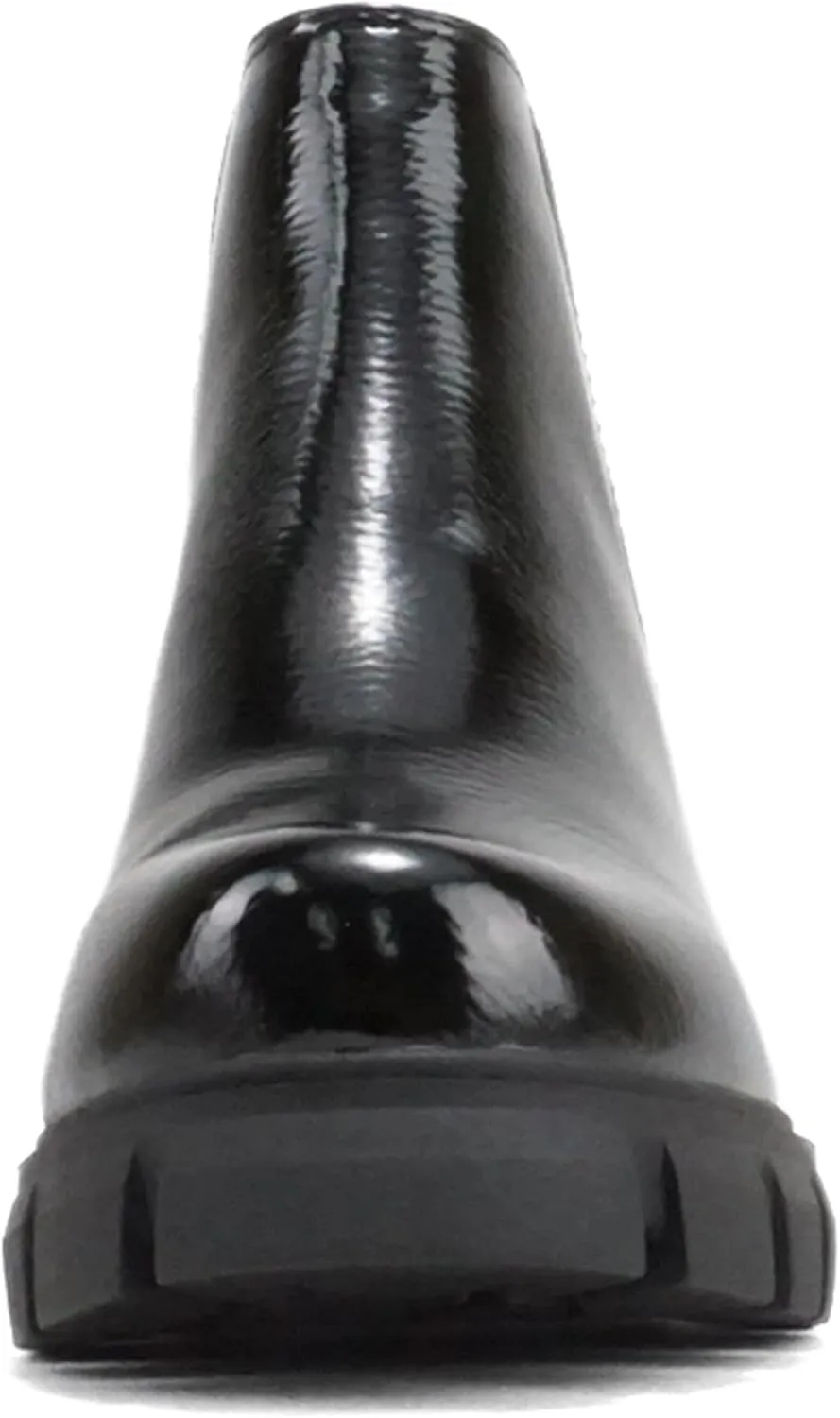Soda PIONEER ~ Women Lug Sole Mid Heel Chelsea Fashion Ankle Bootie w/Double Elastic Gore