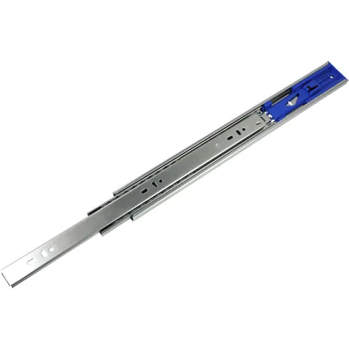 Soft-Close Regular-Close Drawer Slide 88 lb Loading Capacity Ball Bearing Runners Full Extension - 10 Pair