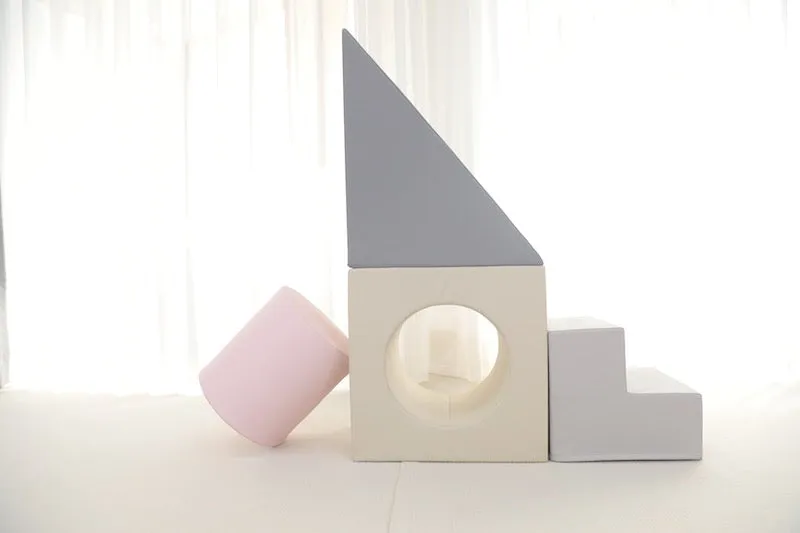 Soft Play Step, Slide and Roll pink NEW SIZE