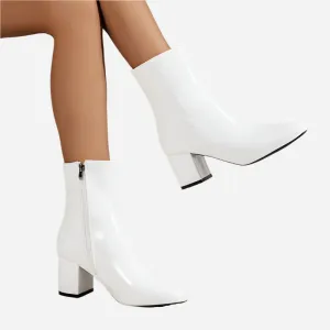 Sophisticated Chic Heel Ankle Boots