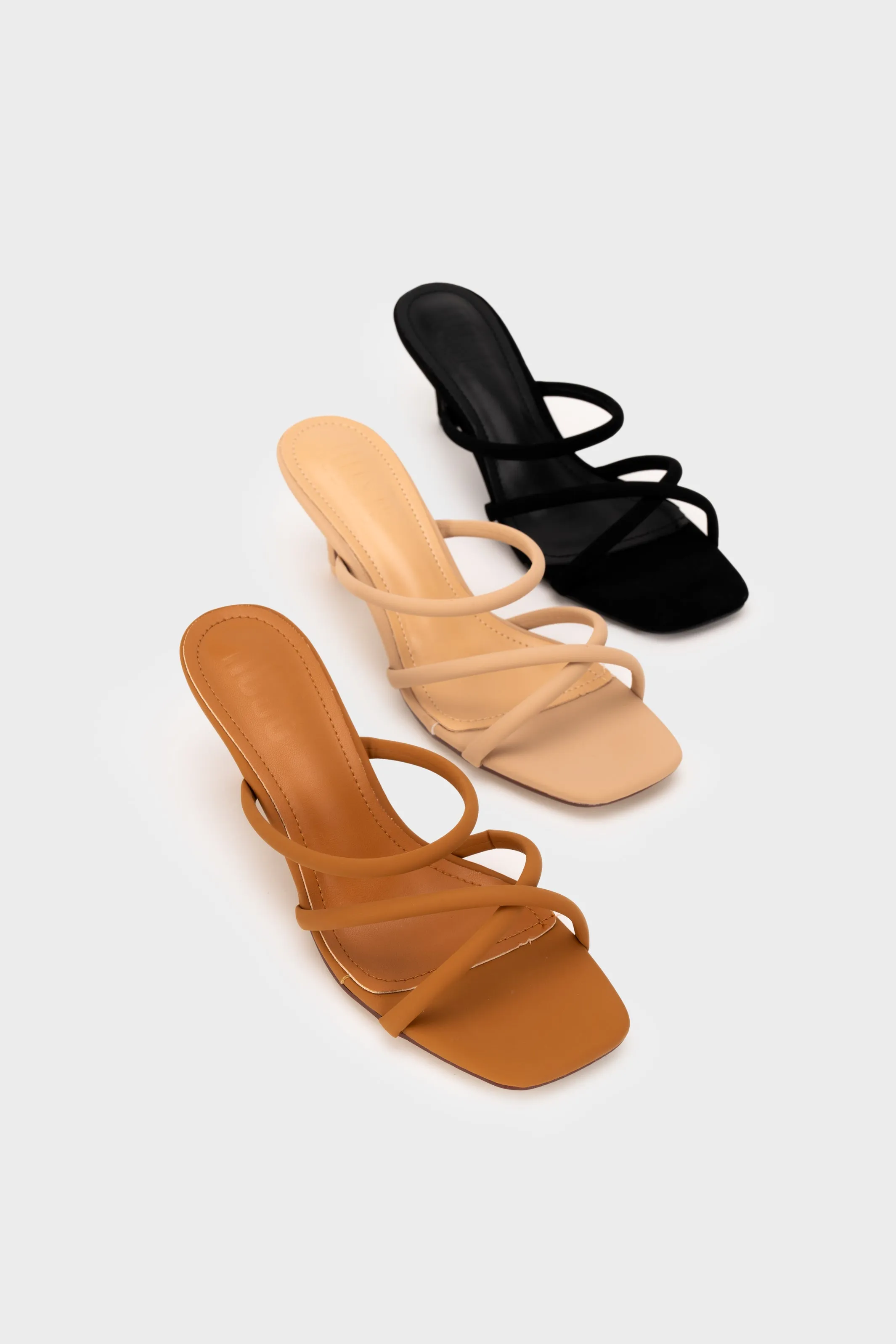STRAPPY HEEL SLIDE