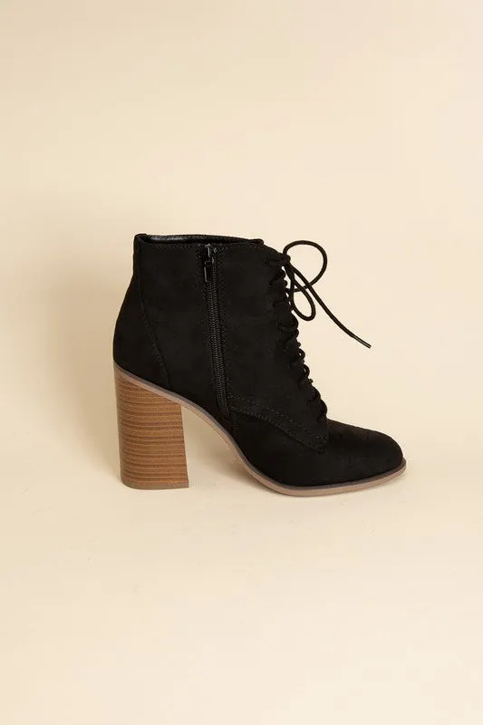 Strut Your Stuff Block Heel Ankle Boots