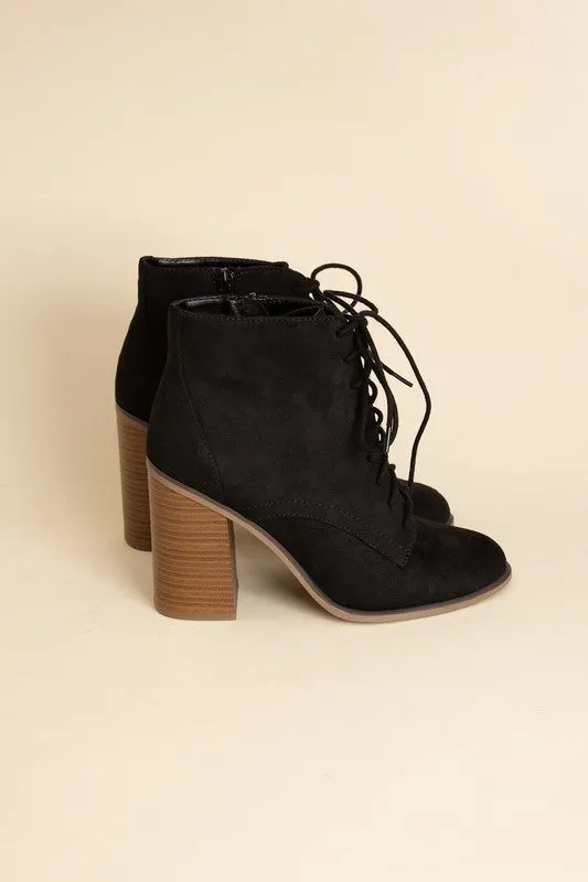 Strut Your Stuff Block Heel Ankle Boots