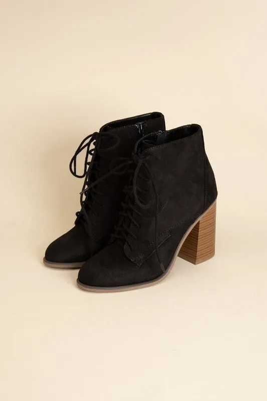 Strut Your Stuff Block Heel Ankle Boots