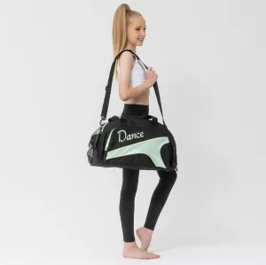 Studio 7 NEW Eco-Friendly Junior Duffel Bag - Black   Cool Mint