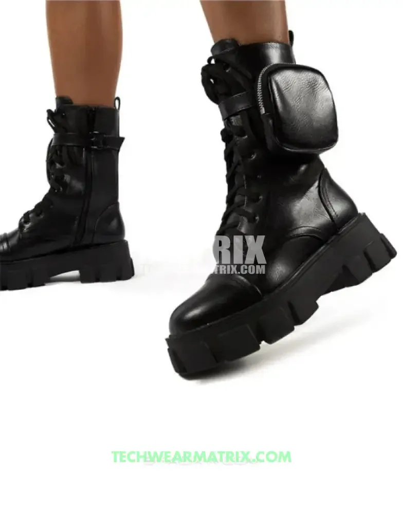 Stylish Boots with Pockets for