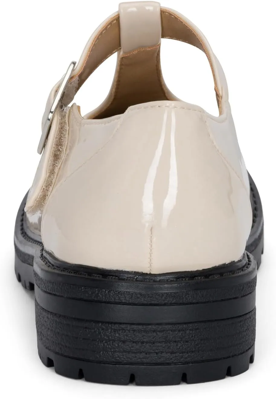 STYLISH S Belle-K ~ Little Kids Girls T-Strap Hook and Loop Low Heel Platform Mary Jane Dress Shoes