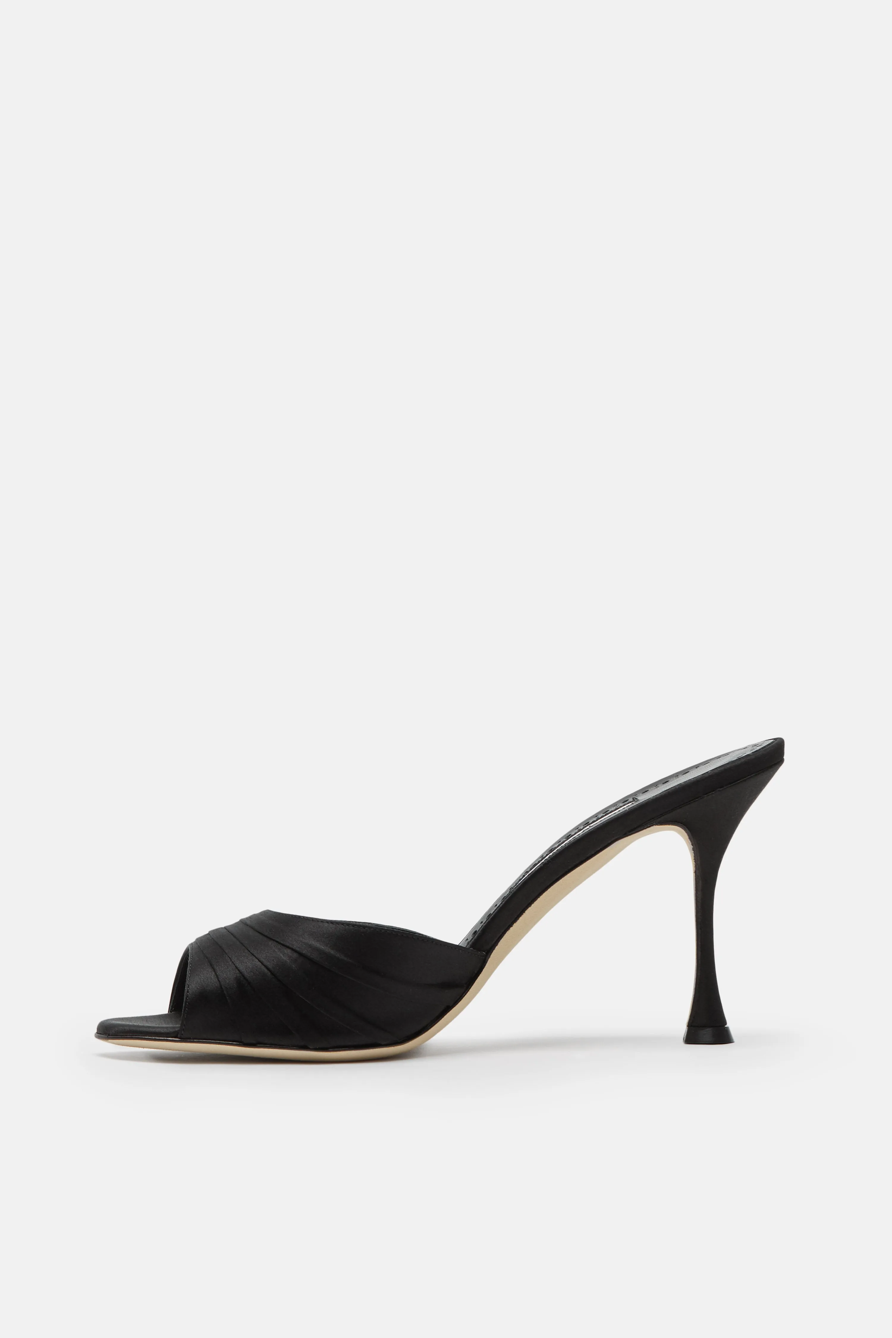 Ustria Open Toe Mule - Black