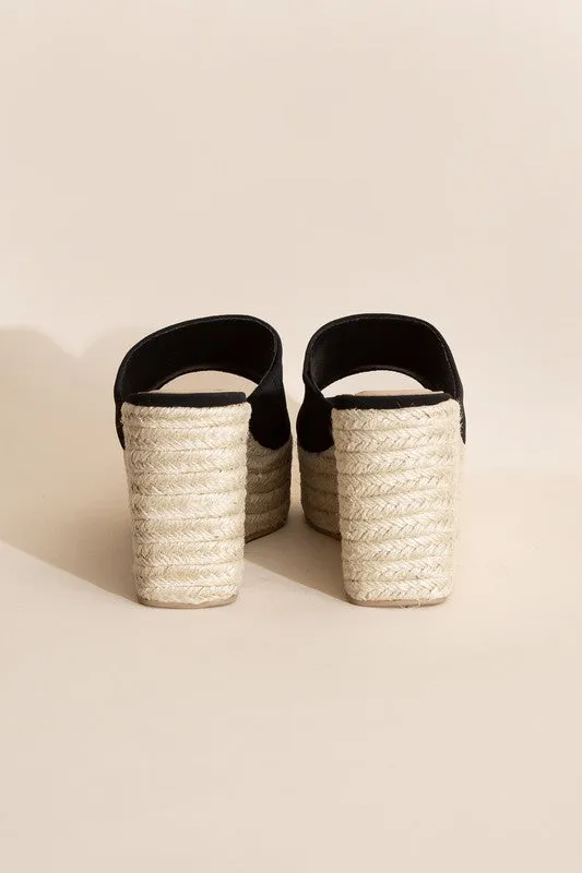 WEBSTER-20 PLATFORM WEDGE SLIDE SANDALS