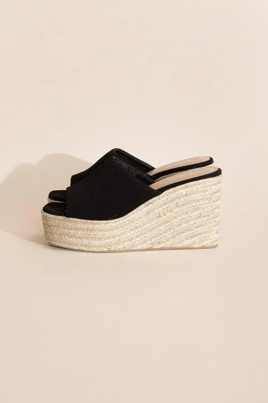 WEBSTER-20 PLATFORM WEDGE SLIDE SANDALS