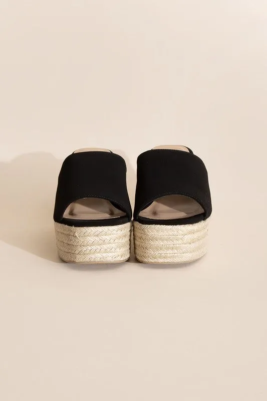 WEBSTER-20 PLATFORM WEDGE SLIDE SANDALS