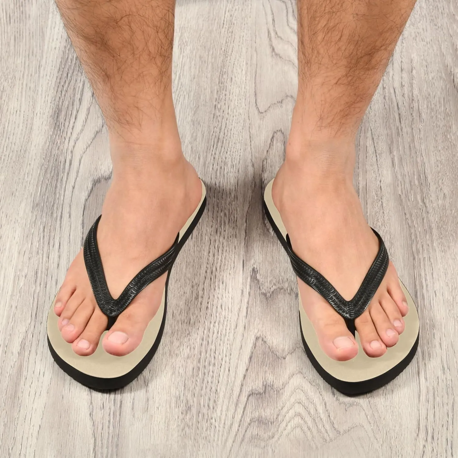 Wheat Flip Flops for Women/Men Sandals Home Slippers Hotel Spa Bedroom Travel Beach