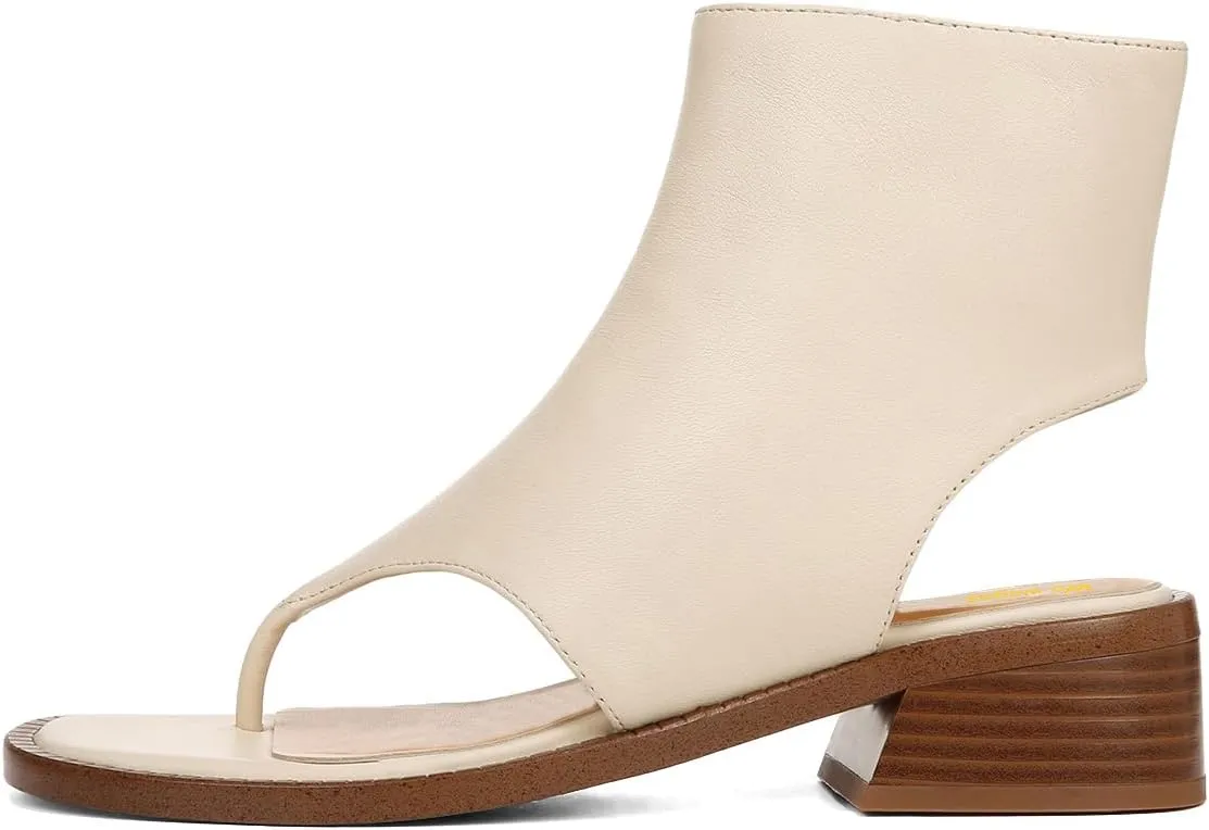 Women Ankle Sandals Boots Chunky Low Heels Flip Flop Open Toe Side Zippers Shoe Shopping Party Prom Size 4-16 US