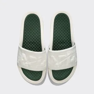 Women's | Big Logo TechLoom Slide | Ivory / Great Green
