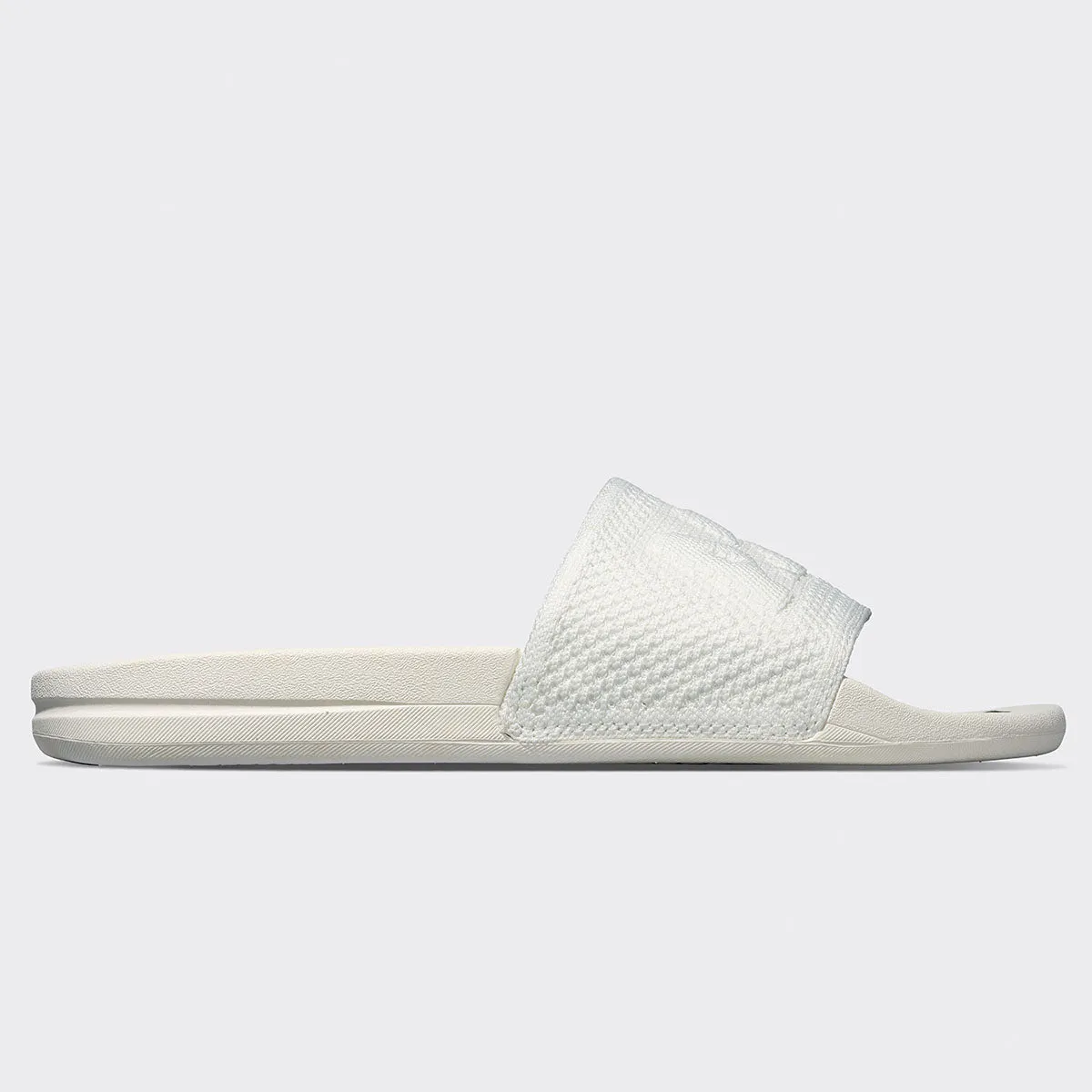 Women's | Big Logo TechLoom Slide | Ivory / Great Green
