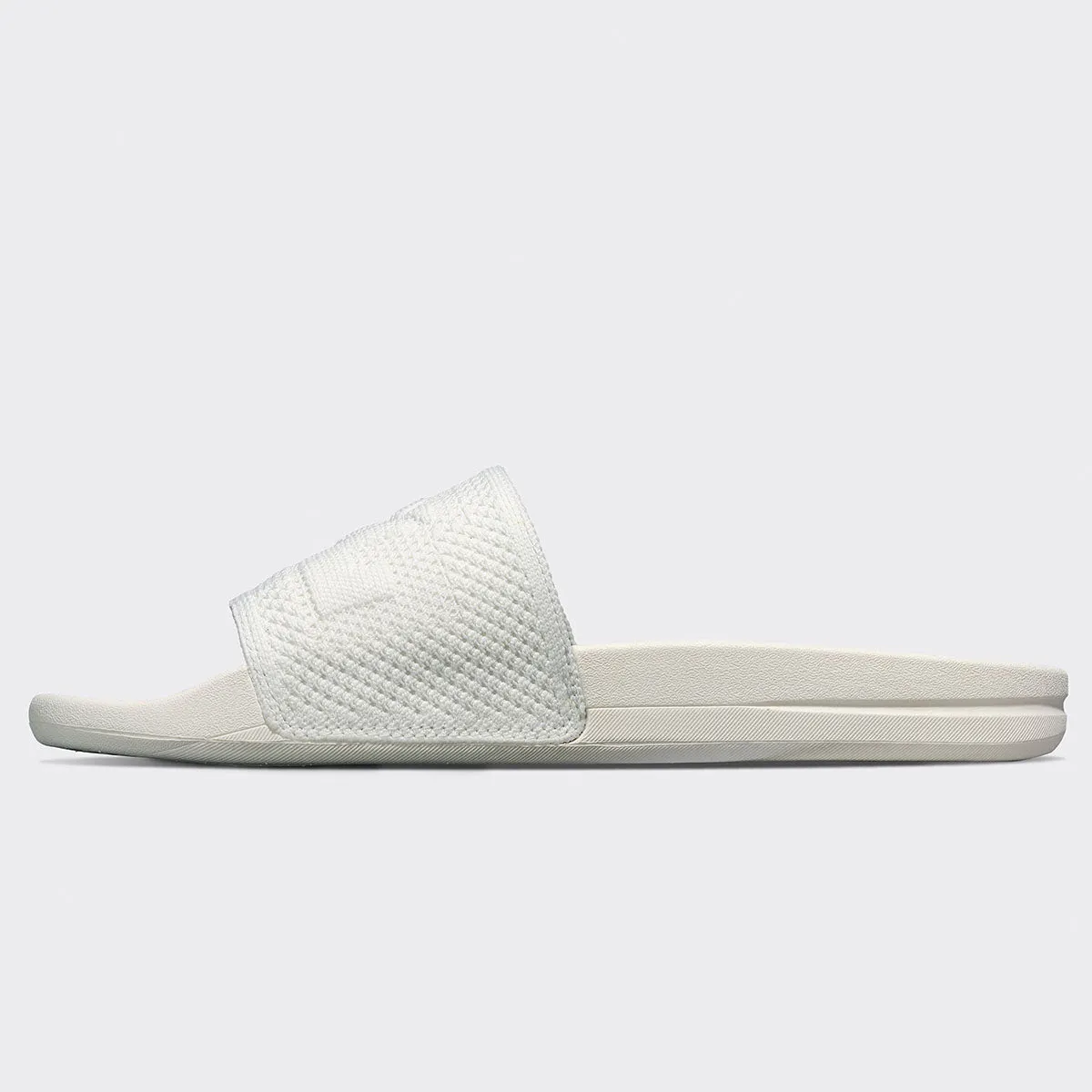 Women's | Big Logo TechLoom Slide | Ivory / Great Green