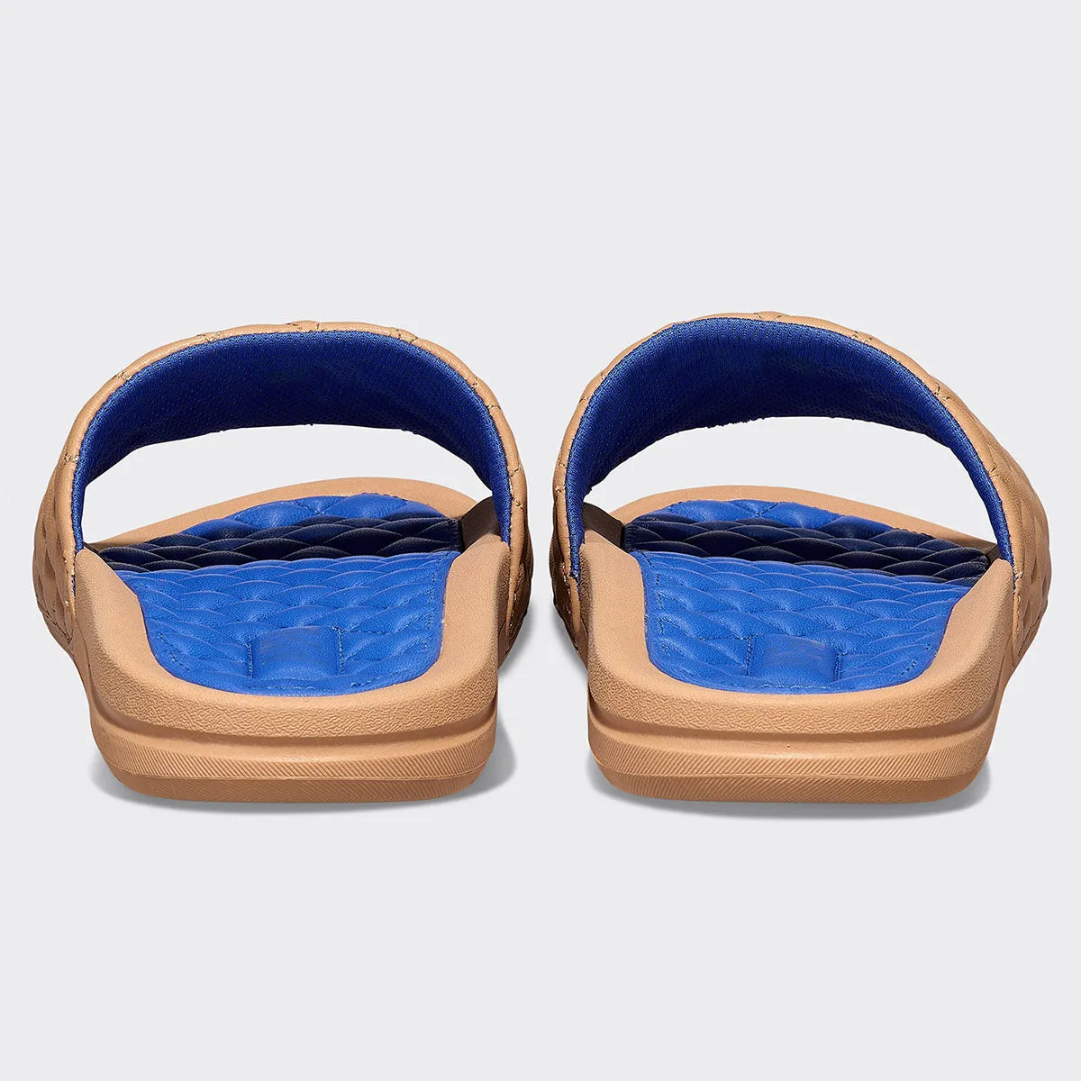 Women's | Lusso Slide | Tan / Cobalt