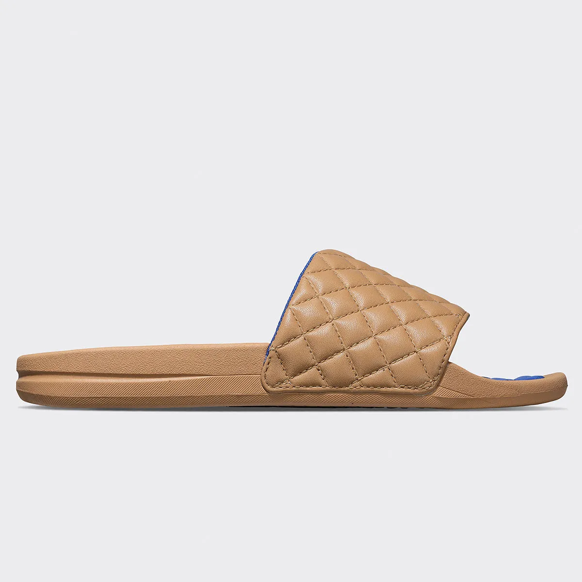 Women's | Lusso Slide | Tan / Cobalt