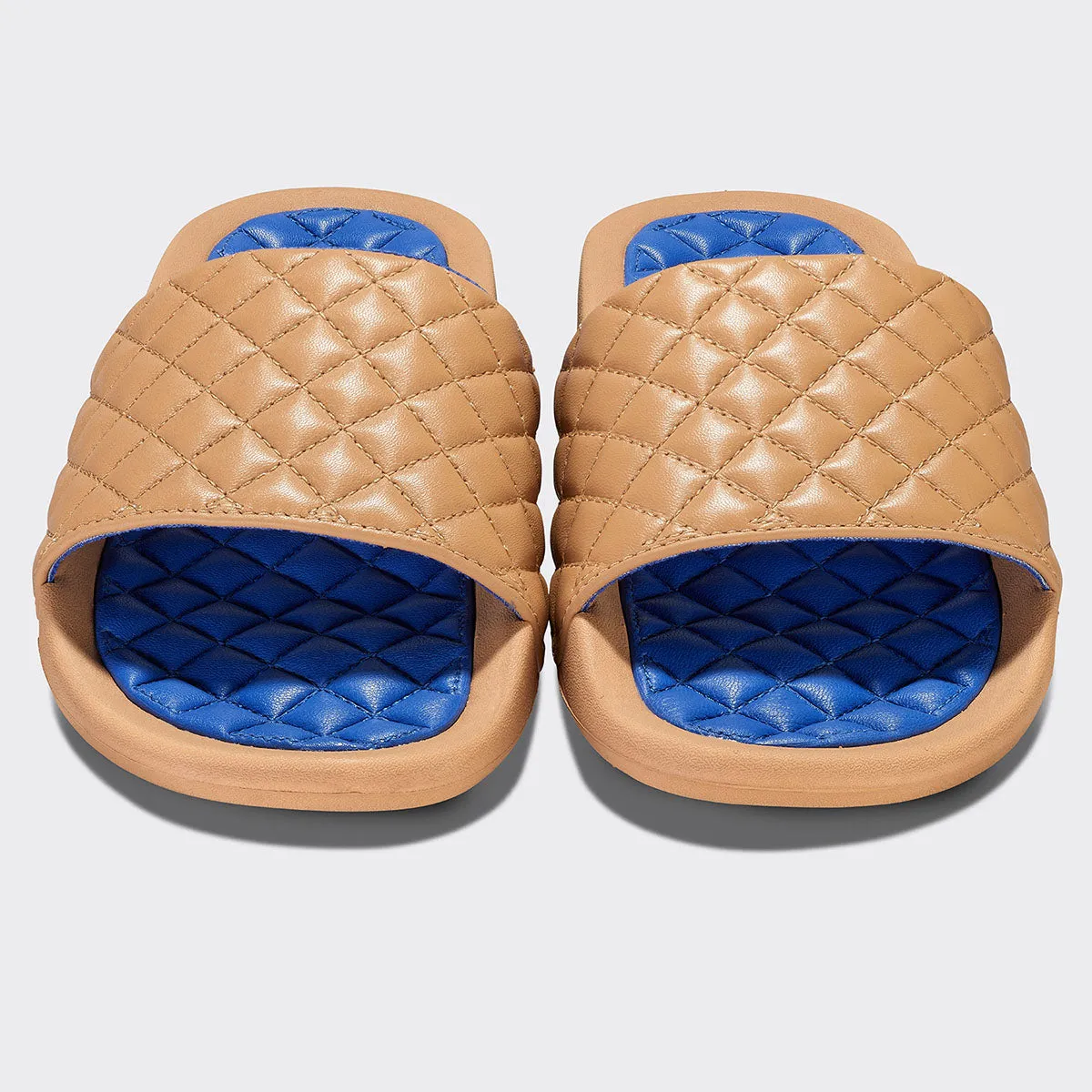 Women's | Lusso Slide | Tan / Cobalt