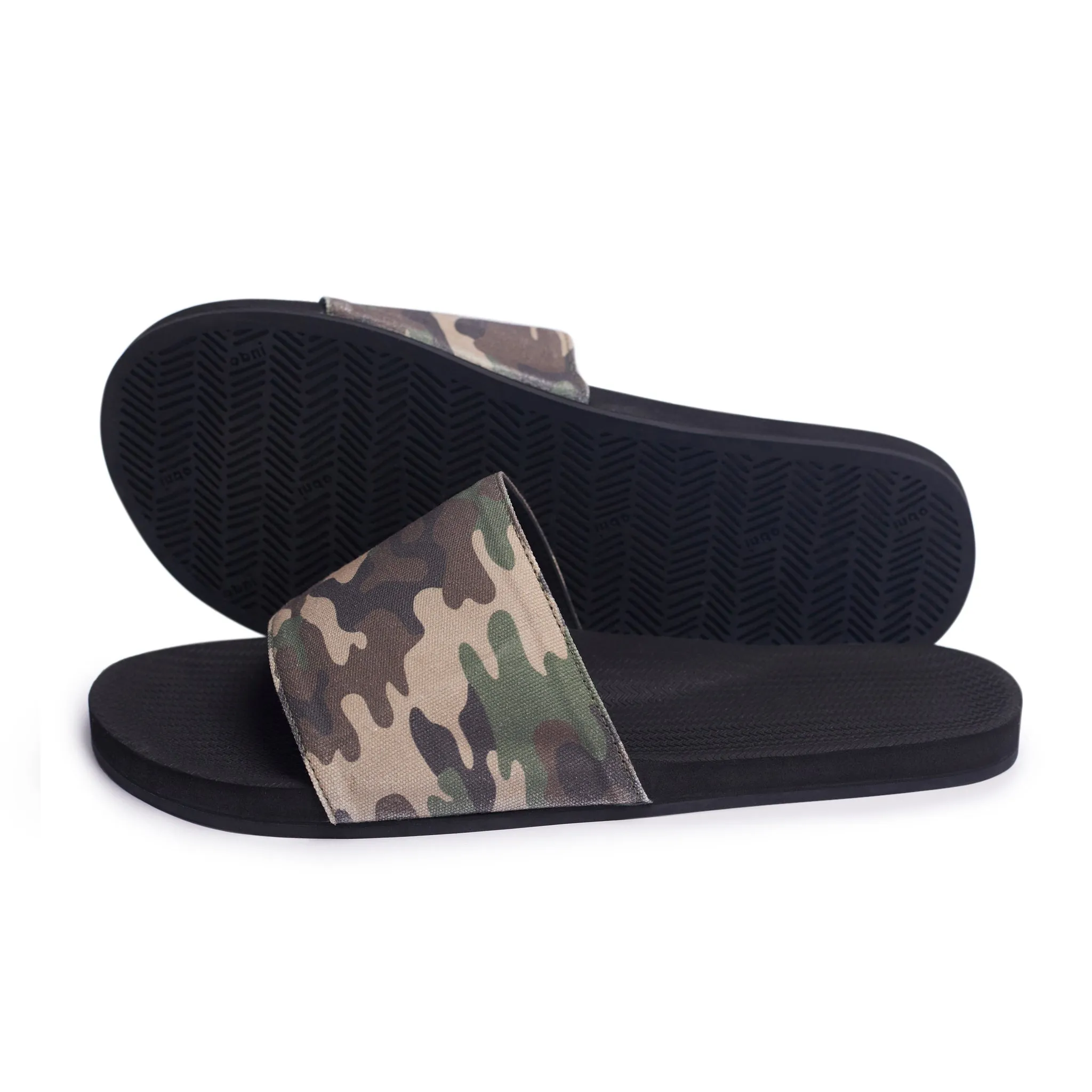 Women's Slide Black & Camo