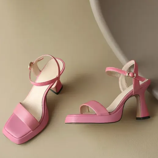 Women's - Stylish Platform Heels - Comfortable and Trendy Design - Perfect for Any Occasion