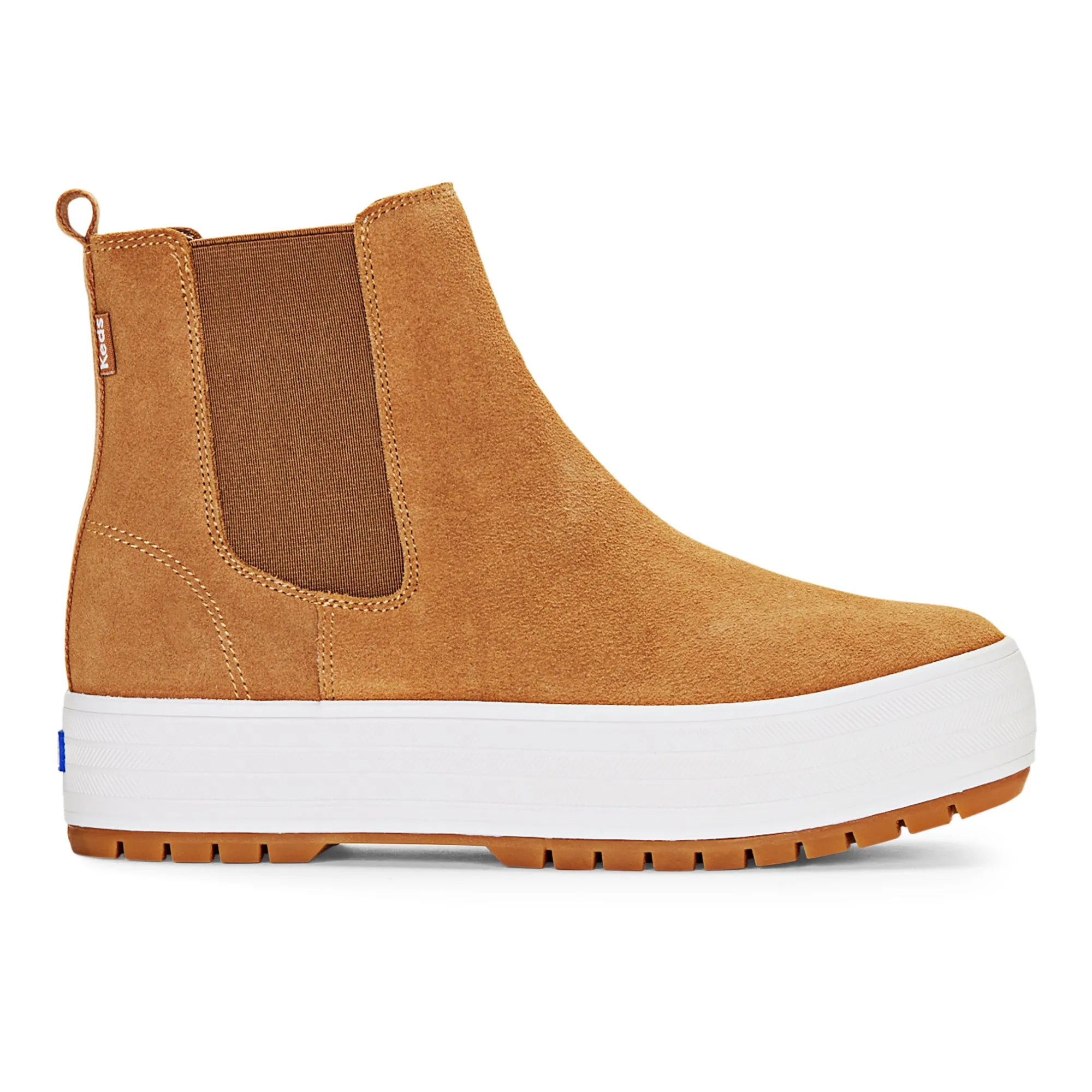 Women's The Platform Chelsea Lug Suede Brown
