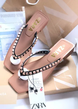 ZARA BRAND Slides For Women's