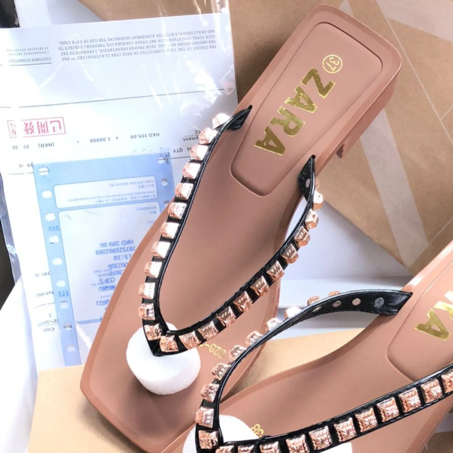 ZARA BRAND Slides For Women's