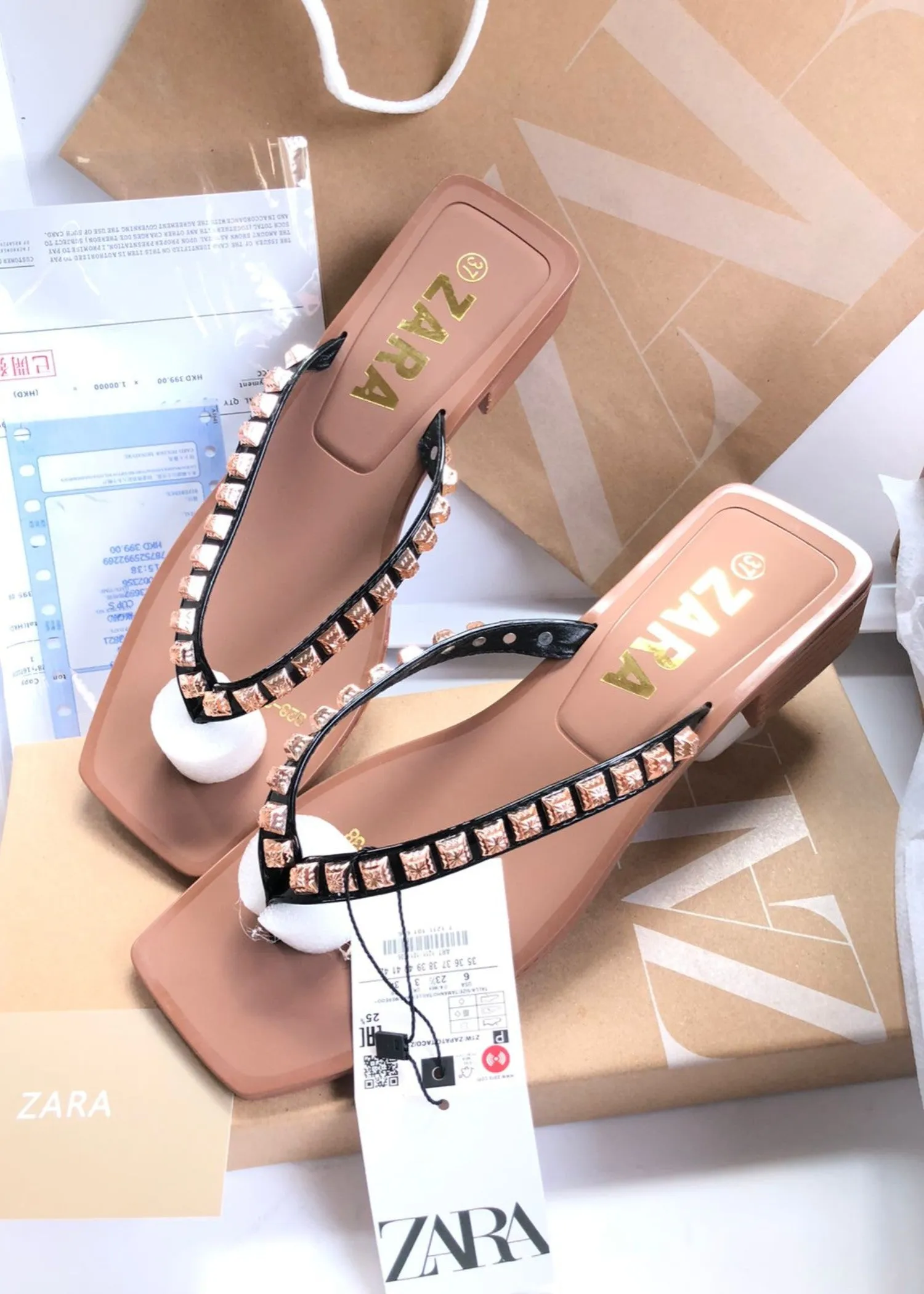 ZARA BRAND Slides For Women's