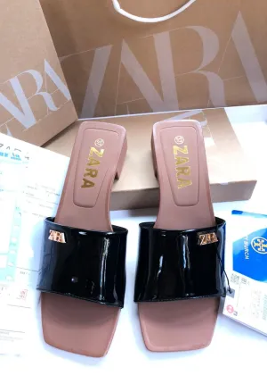 ZARA Brand Slippers For Women's Black